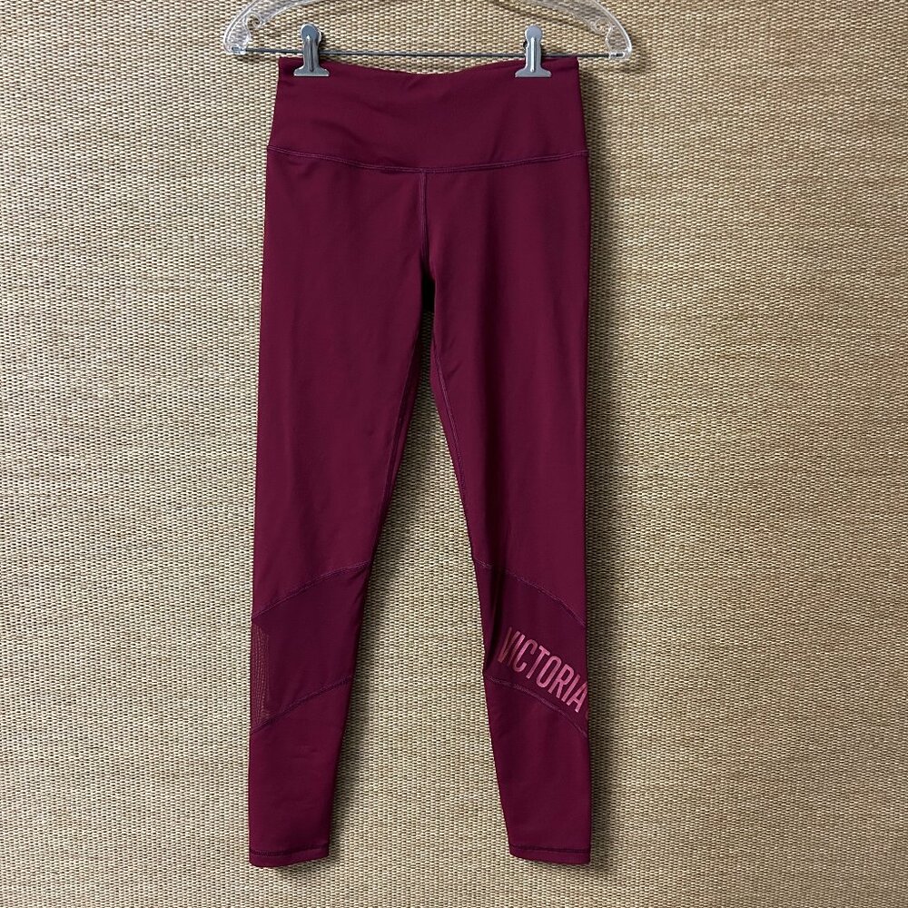 Victoria Sport Leggings Womens Small Maroon
